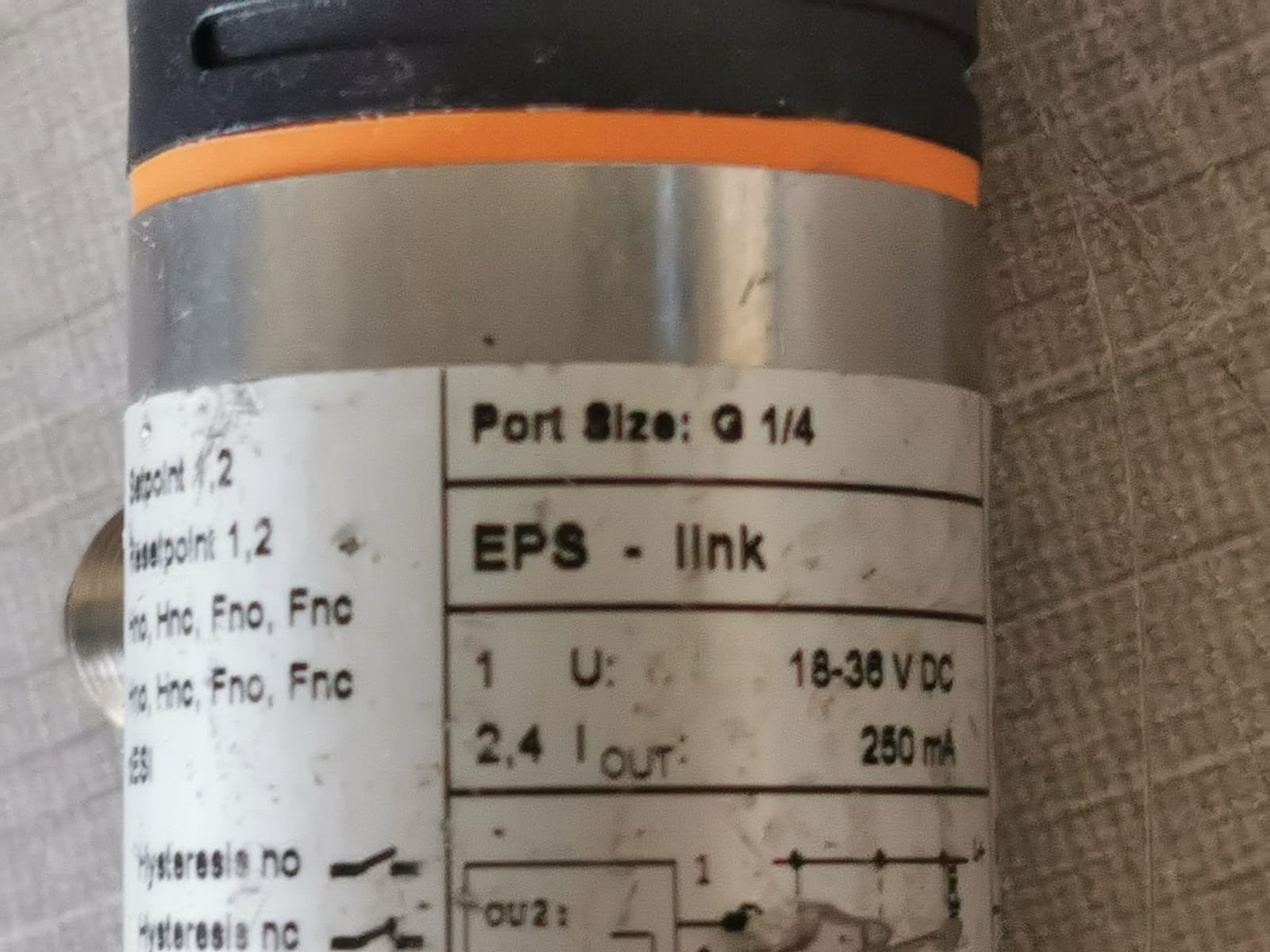 IFM Electronic PN7006 IFM Electronic PN7006 PRESSURE SENSOR SWITCH W/ DISPLAY 7