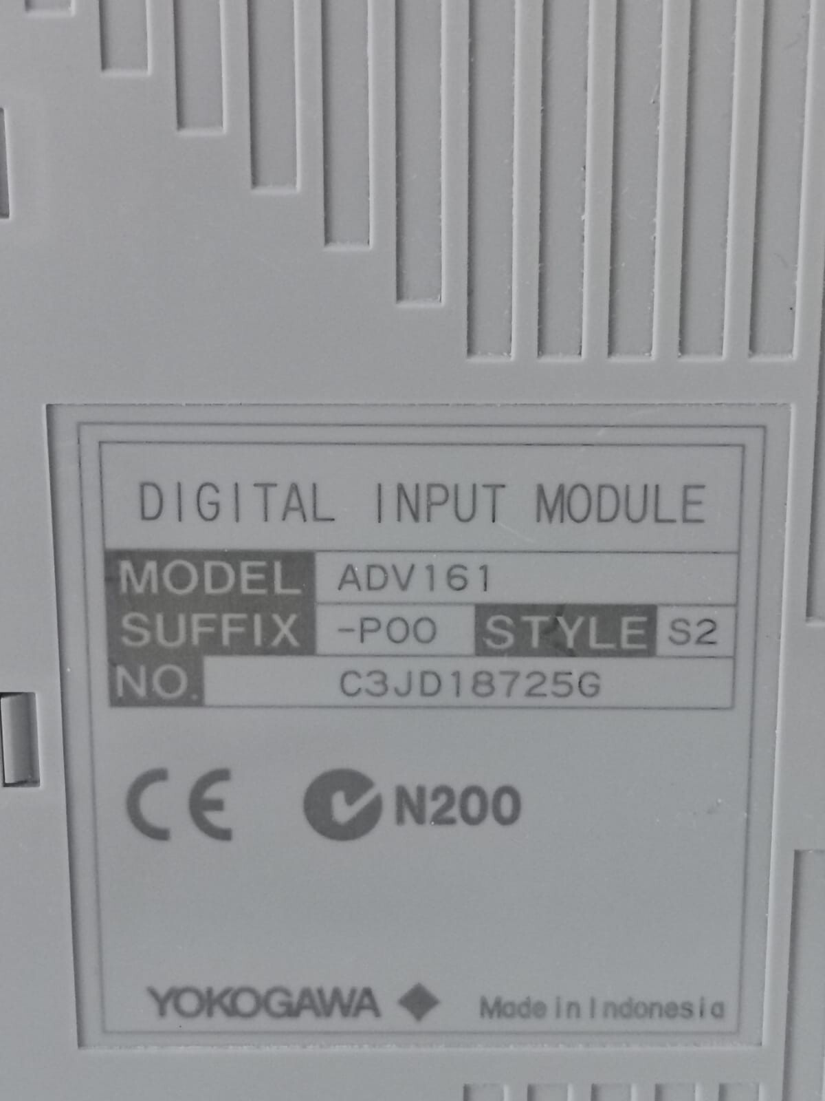 Yokogawa ADV161-P00 S2 YOKOGAWA ADV161 DIGITAL INPUT MODULE ADV161-P00 S2 4