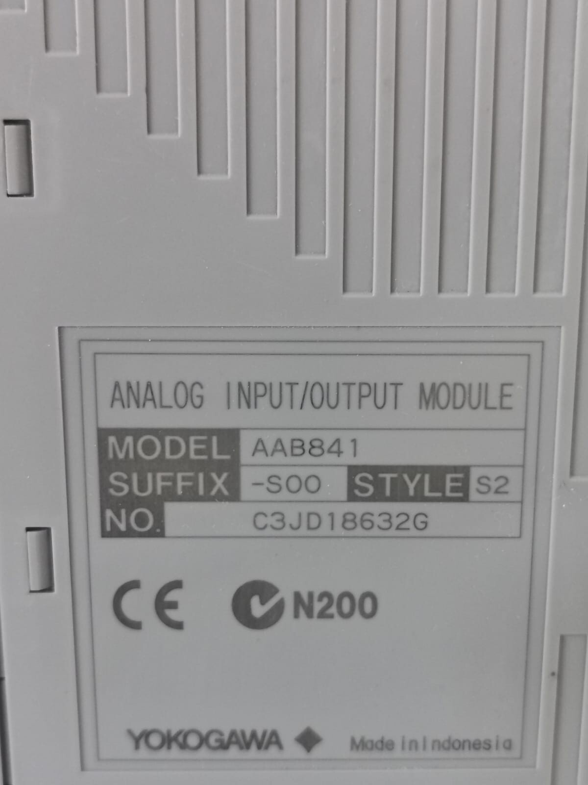 Yokogawa AAB841-S00 S2 YOKOGAWA AAB841-S00 S2 ANALOG/OUTPUT MODULE 4