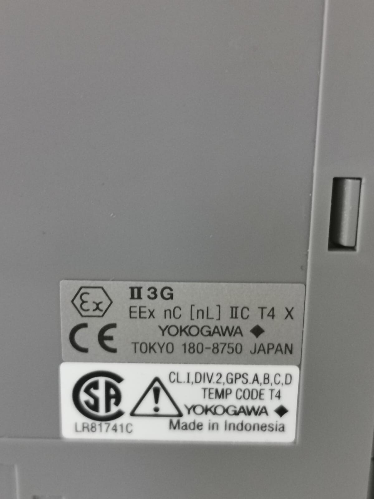 Yokogawa AAV141-S00 S2 AAV141 YOKOGAWA AAV141-S00 STYLE S2 ANALOG INPUT MODULE WITH ATK4A-00 S1 6