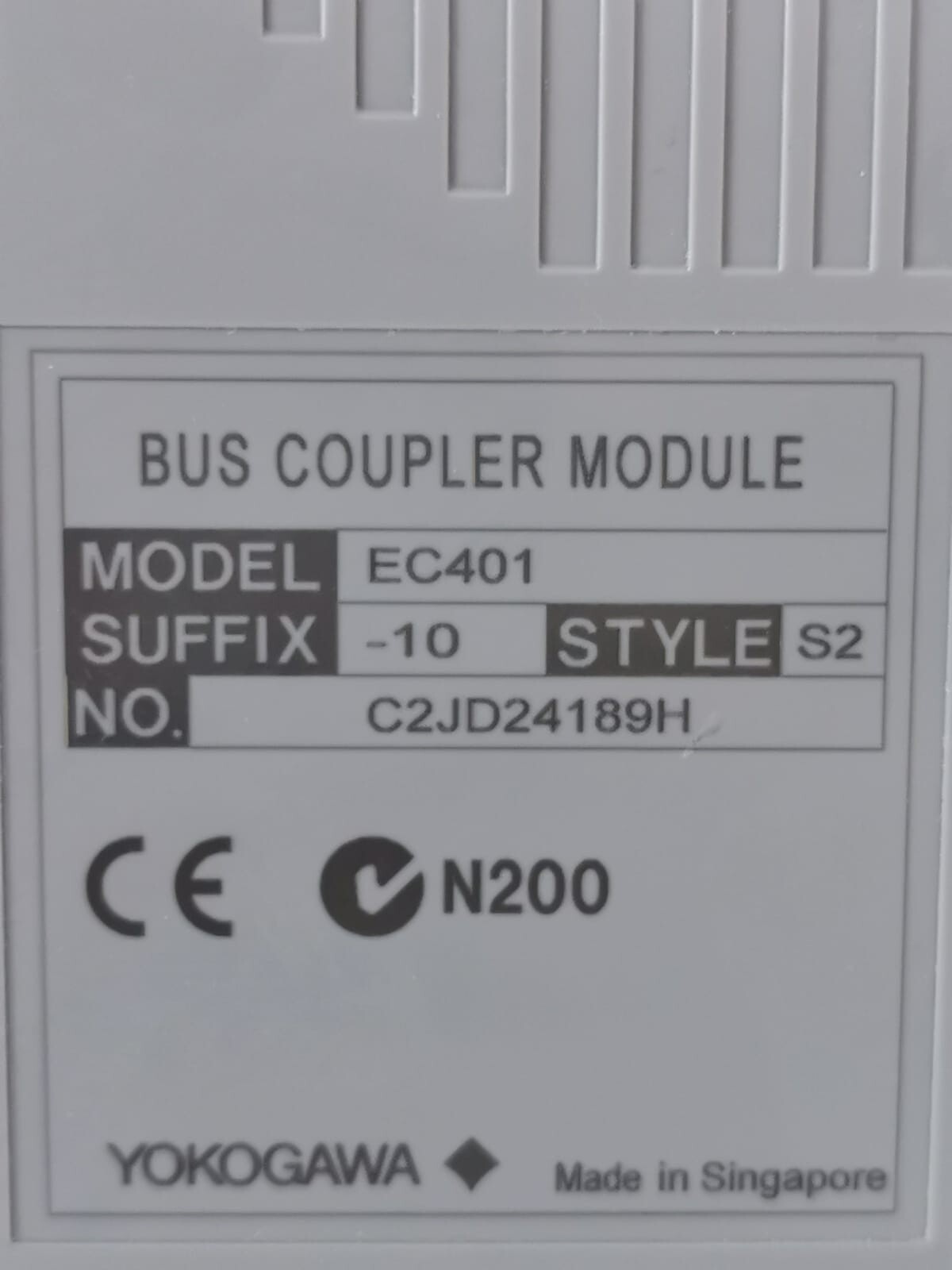 Yokogawa EC401-10 S2 YOKOGAWA EC401-10 S2 BUS COUPLER MODULE 4