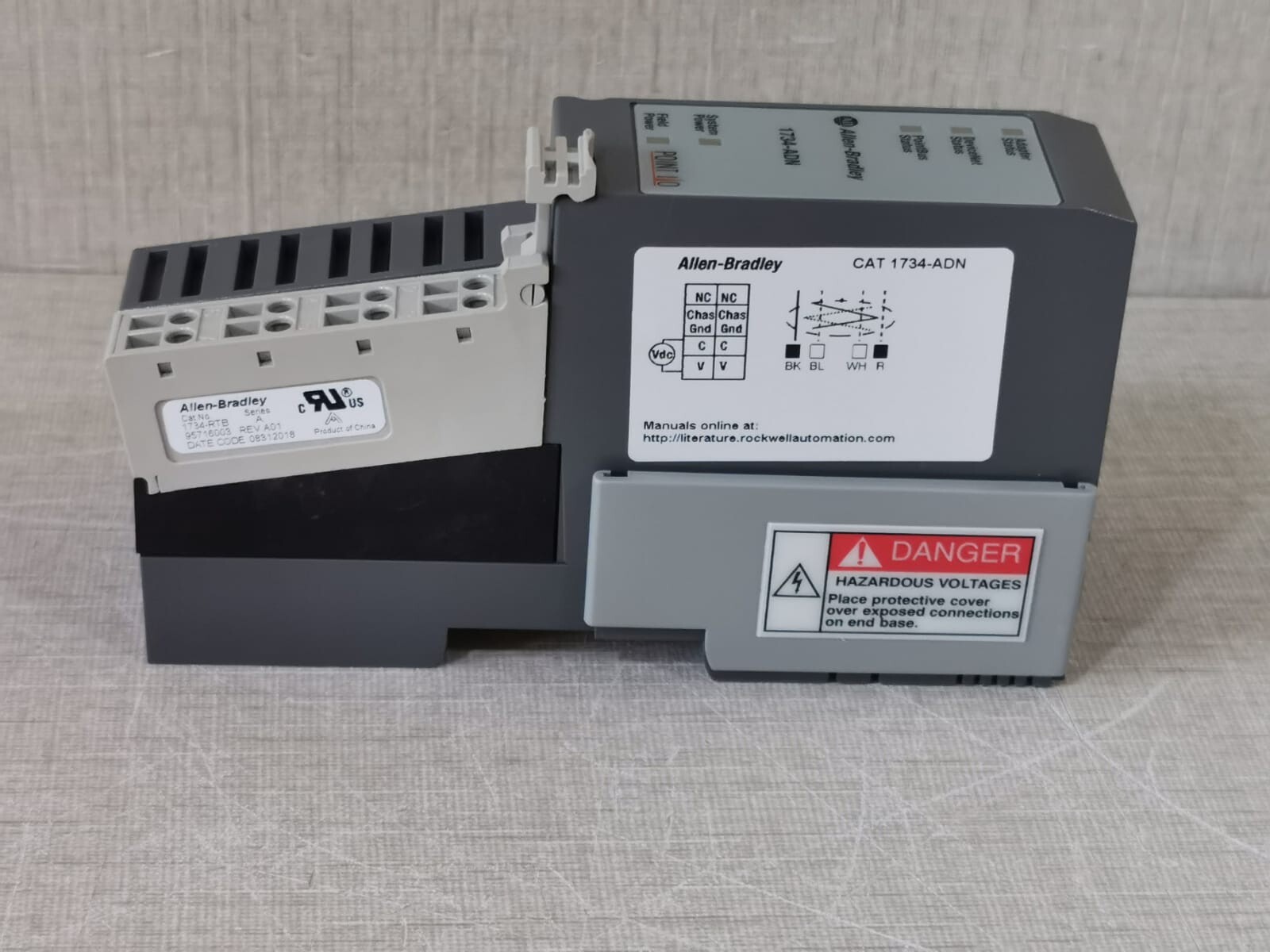 Allen-Bradley 1734-ADN Allen Bradley 1734-ADN Point I/O DeviceNet Network Adaptor Ser. B 7