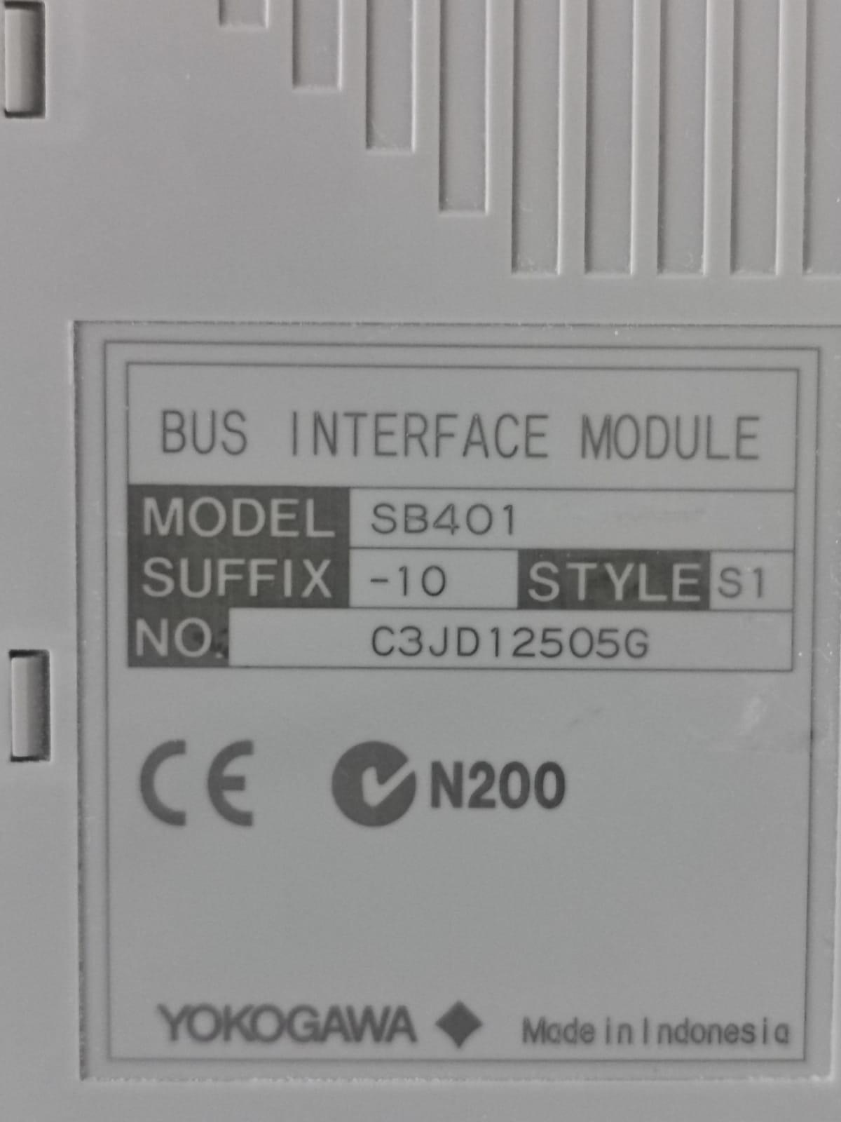 Yokogawa SB401-10 S1 YOKOGAWA SB401-10 S1 BUS INTERFACE MODULE 4