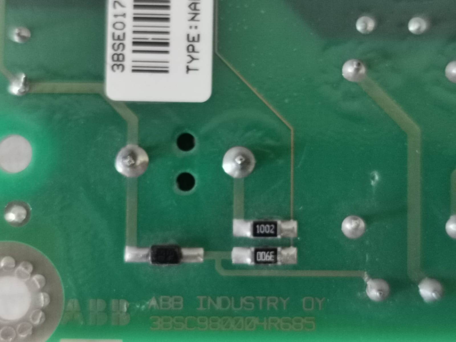 ABB 3BSE01742R1 ABB NAMC-21C REV.D 3BSE01742R1 CONTROL BOARD 8