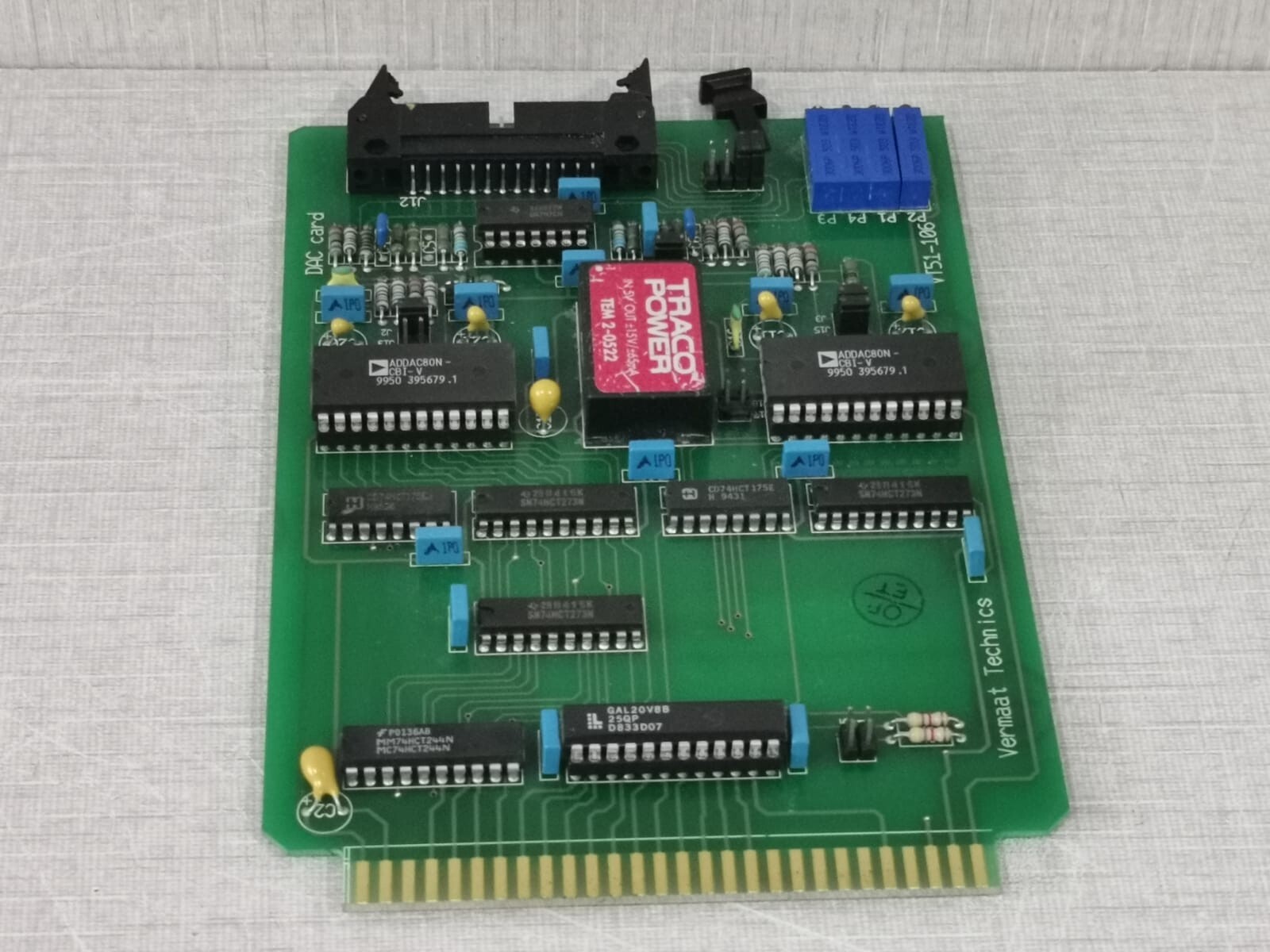 Vermaat Technics VT51-106 Vermaat Technics VT51-106 DAC Card Printed Circuit Board 5