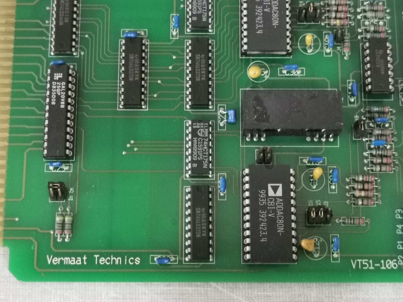 Vermaat Technics VT51-106 Vermaat Technics VT51-106 DAC Card PRINTED CIRCUIT BOARD 2