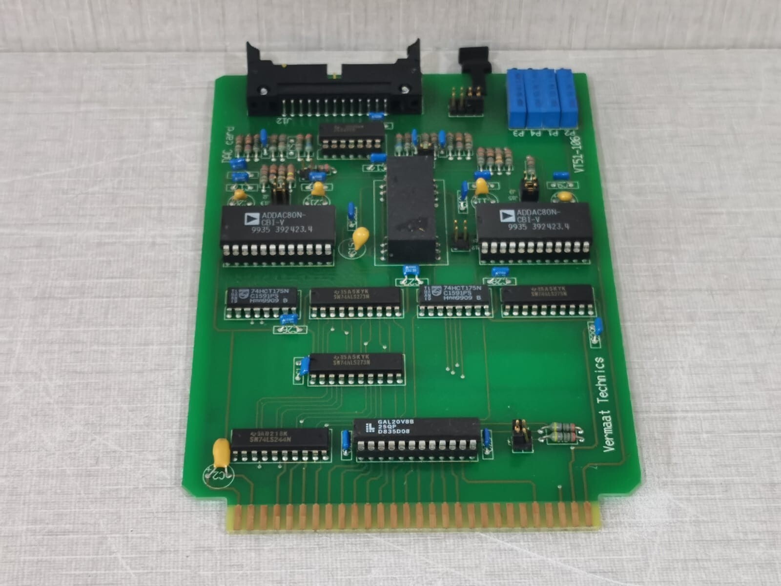 Vermaat Technics VT51-106 Vermaat Technics VT51-106 DAC Card PRINTED CIRCUIT BOARD 5