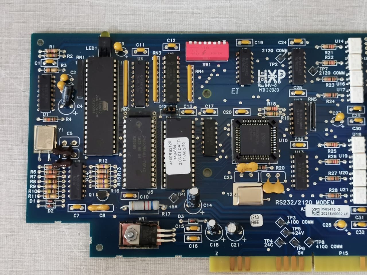 Simplex 4100-6038 Simplex 4100-6038 Dual RS232 Interface PCB Card 742-704 Rev. E 3