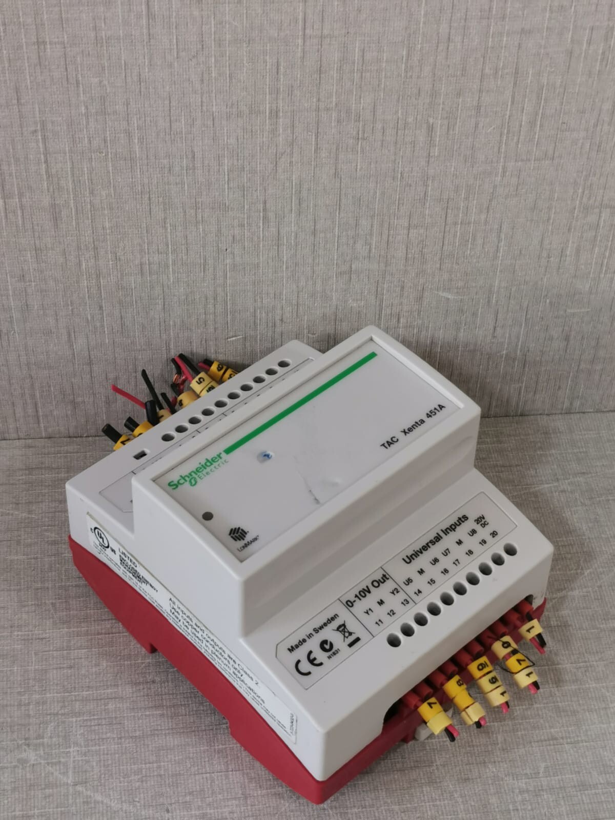 SCHNEIDER ELECTRIC/LONMARK 007302850 SCHNEIDER ELECTRIC/LONMARK TAC XENTA 451A UNIVERSAL I/O MODULE 007302850 3
