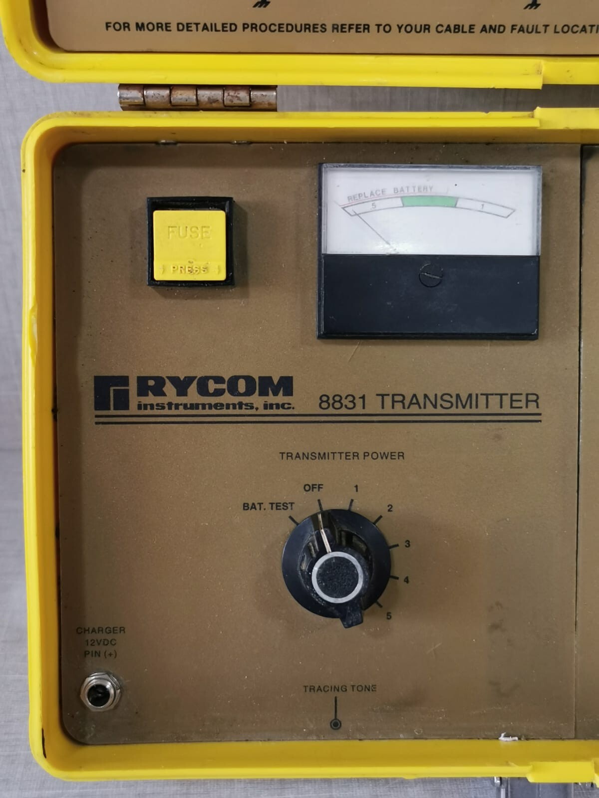 UNKNOWN RYCO-8831 RYCO 8831 Transmitter Cable Fault Locator 5