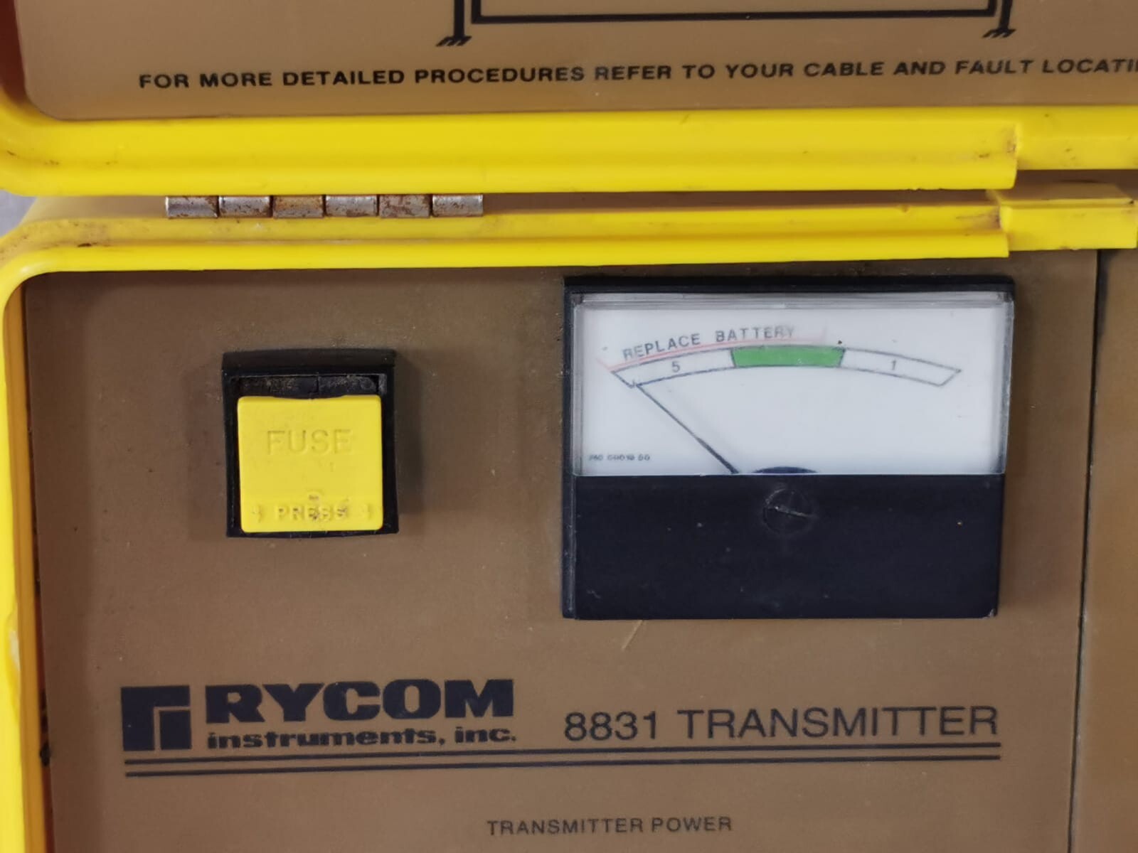 UNKNOWN RYCO-8831 RYCO 8831 Transmitter Cable Fault Locator 7