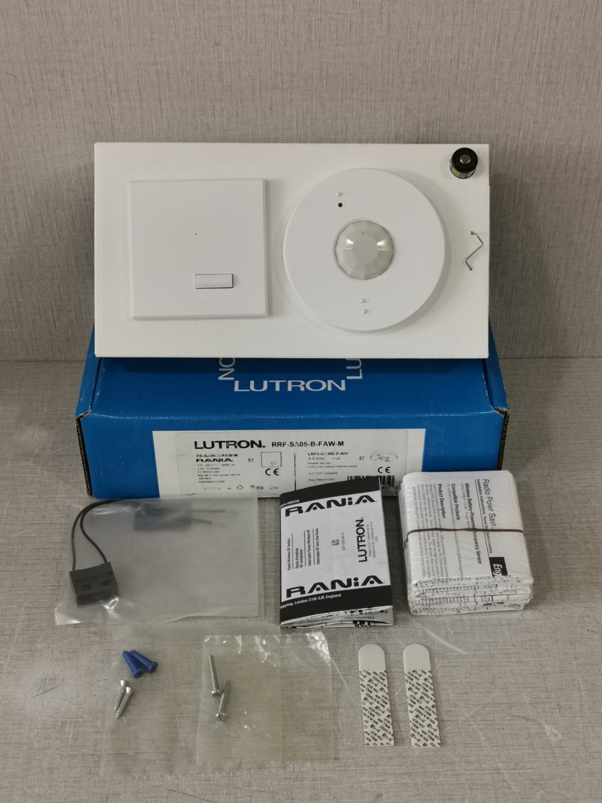 LUTRON RRF-SA05-B-FAW-M RF OCCUPANCY SENSOR KIT