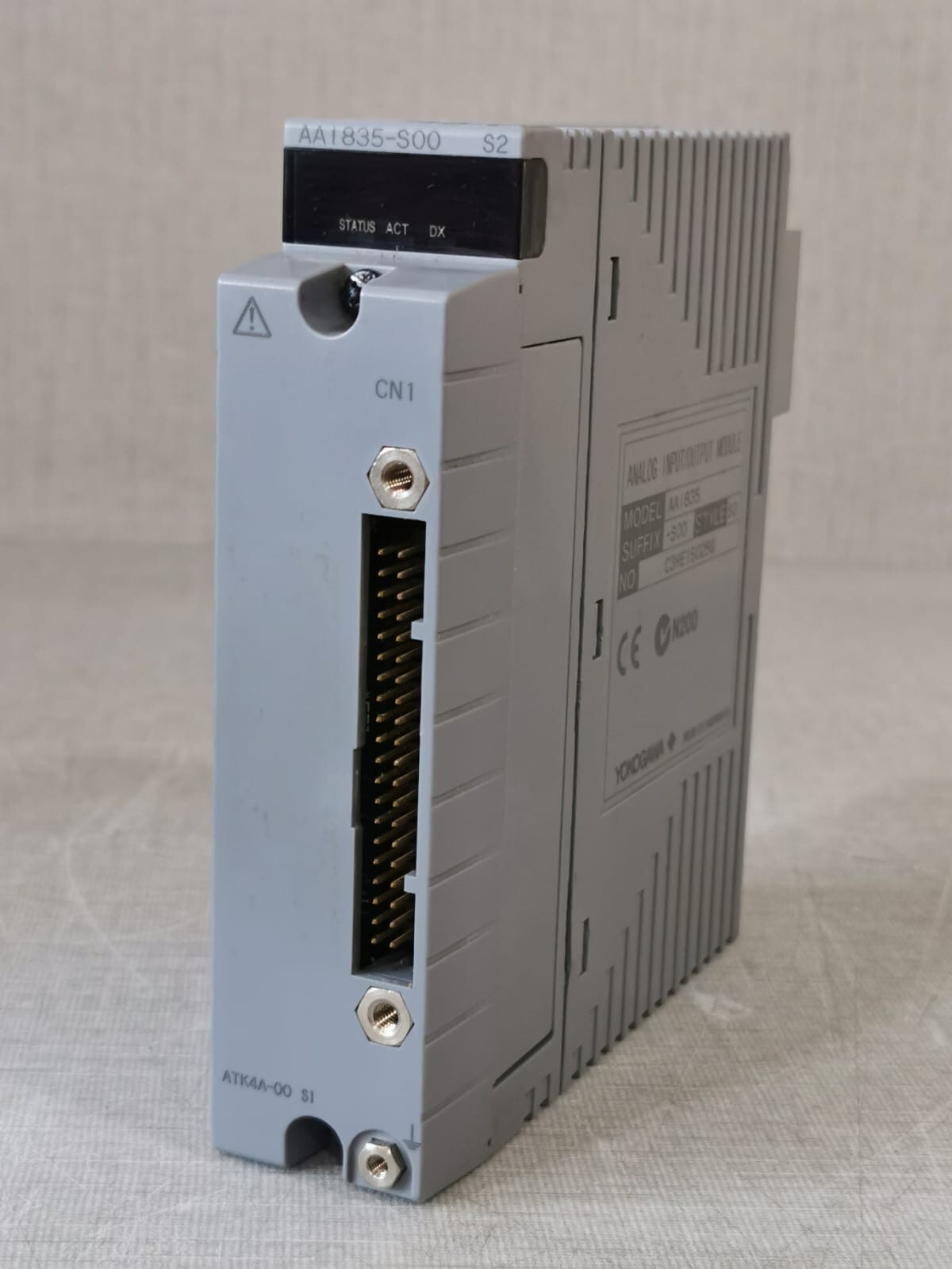 Yokogawa AAI835-S00 S2 YOKOGAWA AAI835-S00-S2 ANALOG INPUT/OUTPUT MODULE with ATK4A-00-S1 Connector Pin 7