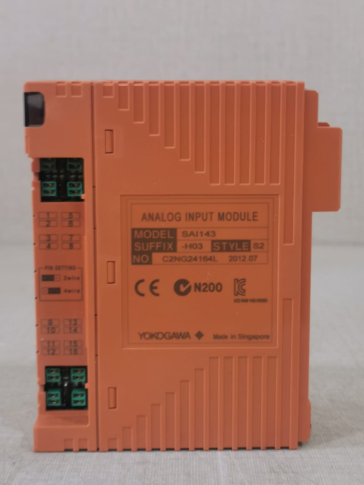Yokogawa SAI143-H03-S2 Yokogawa SAI143-H03-S2 Analog Input Module 4