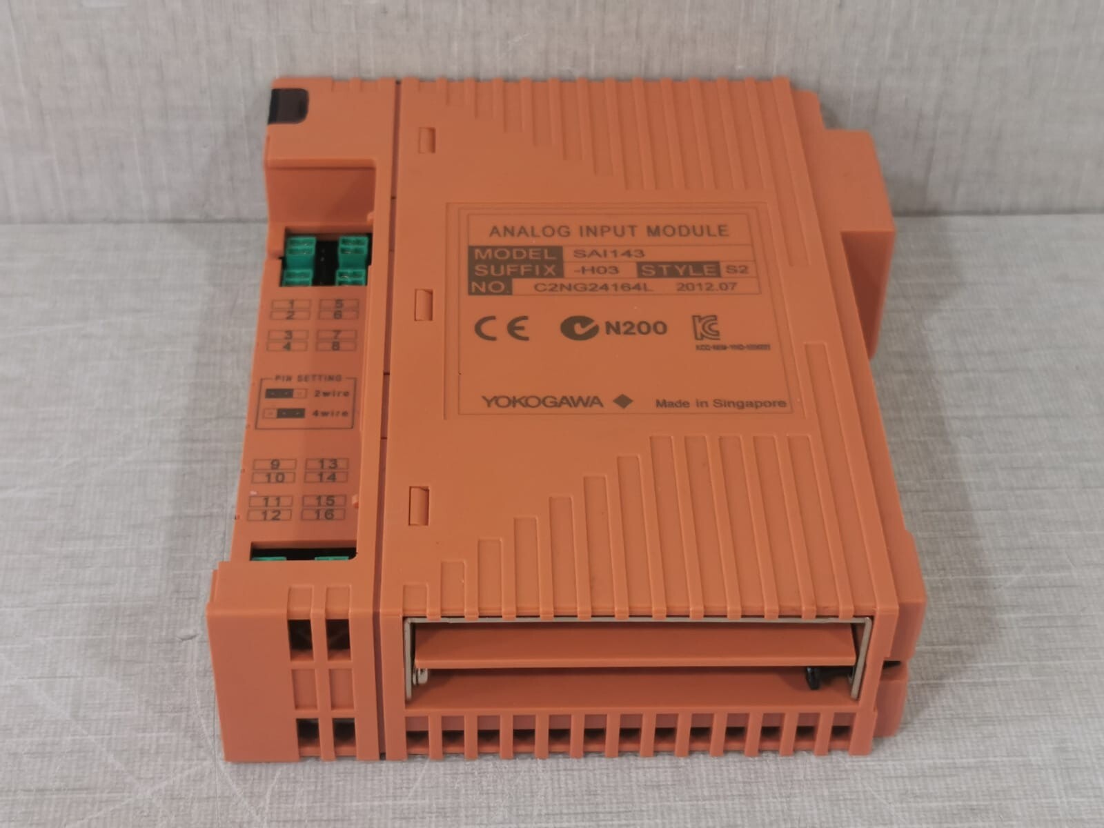 Yokogawa SAI143-H03-S2 Yokogawa SAI143-H03-S2 Analog Input Module 10