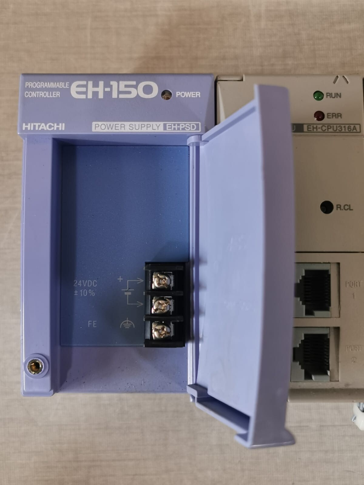 Hitachi EH-150 HITACHI EH-PSD EH-150 POWER SUPPLY PROGRAMMABLE CONTROLLER PANEL 4