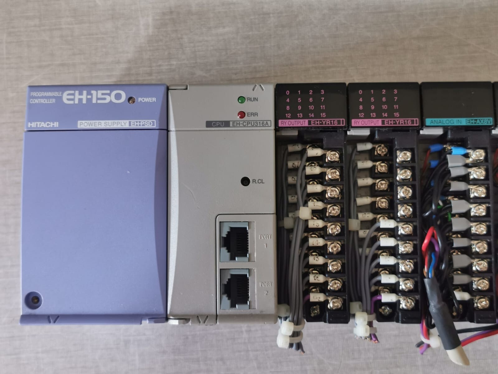 Hitachi EH-150 HITACHI EH-PSD EH-150 POWER SUPPLY PROGRAMMABLE CONTROLLER PANEL 6