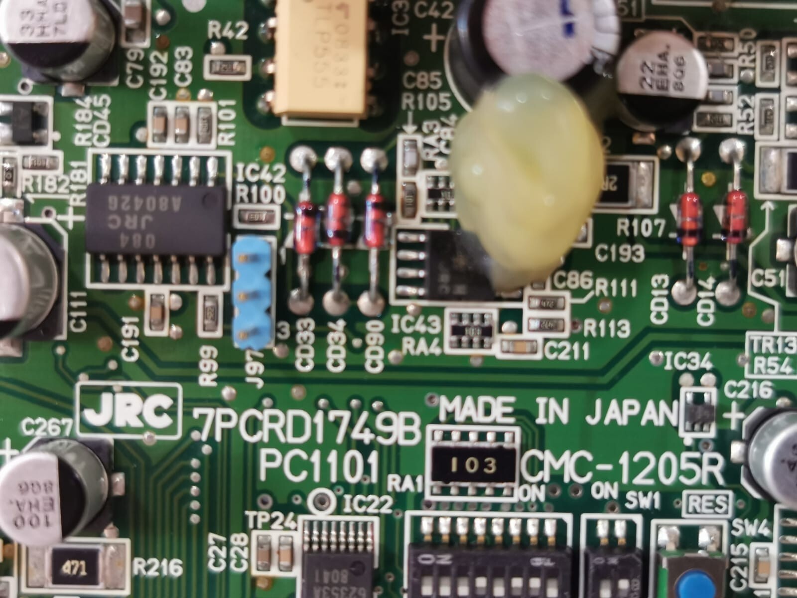 JRC CMC-1205R JRC 7PCRD1749B CMC-1205R PCB BOARD 2