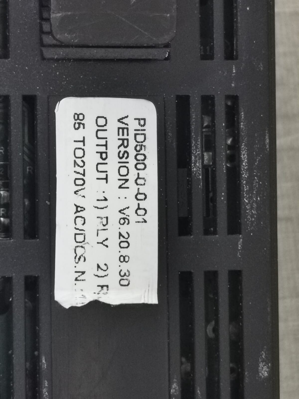 Digital RELAY-85 Selec PID500-0-0-01 Digital Temperature Controller Relay 85 TO 270V AC/DC 8