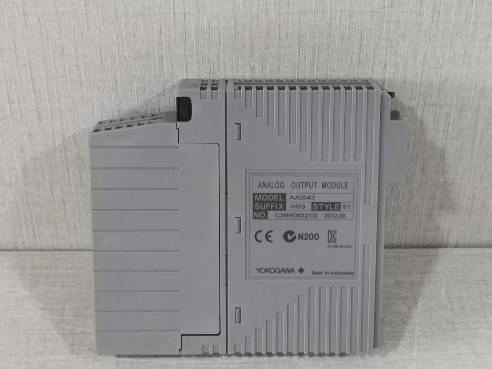 Yokogawa AAI543-H03 YOKOGAWA AAI543-H03 S1 ANALOG OUTPUT MODULE+ ATA4S-00 S2 PIN ADAPTER 6