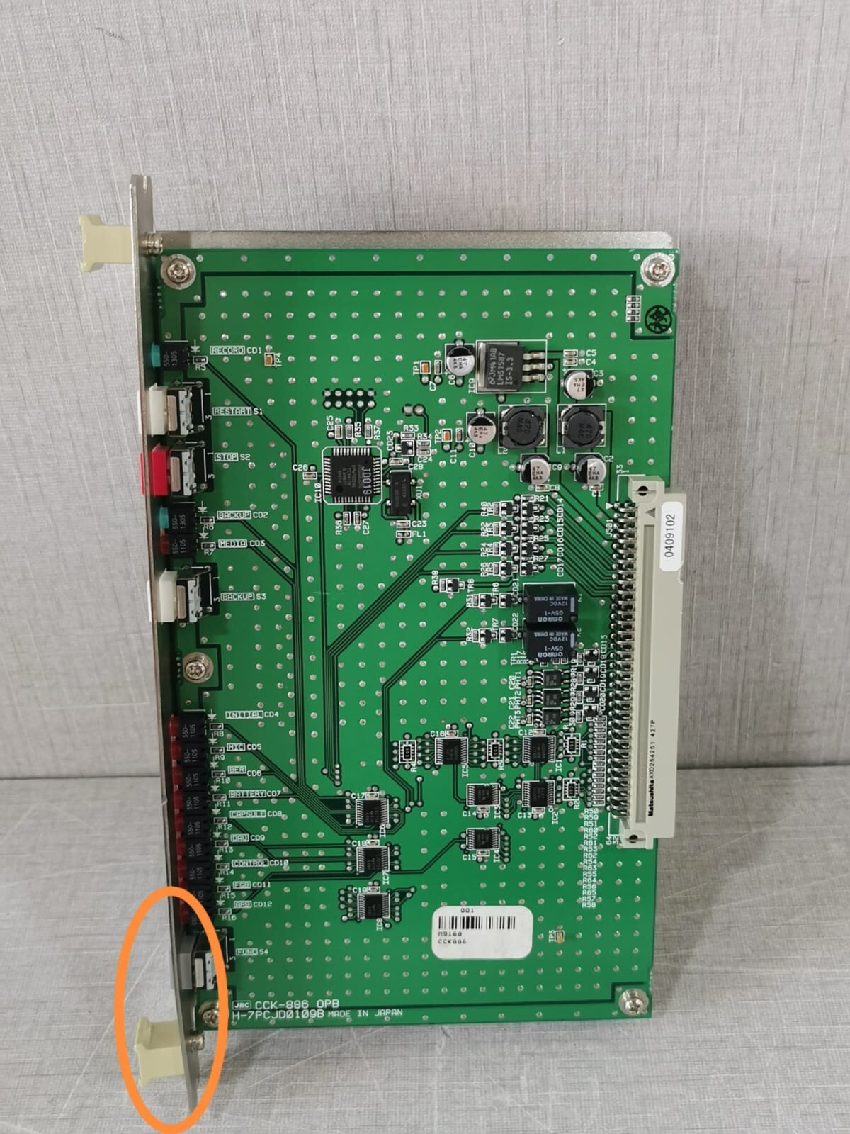 JRC CCK-886 JRC CCK-886 OPB H-7PCJD0109B Main PCB Board 10