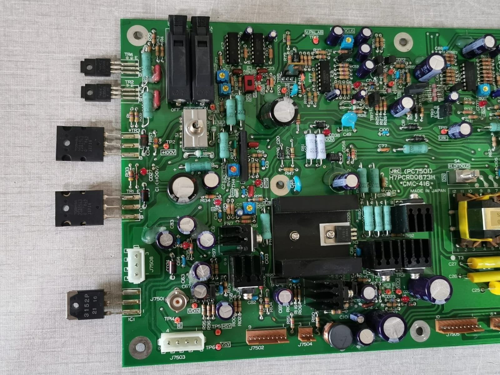 JRC CMC-416 JRC H7PCRD0873H Main PCB Board CMC-416 PC7501 3