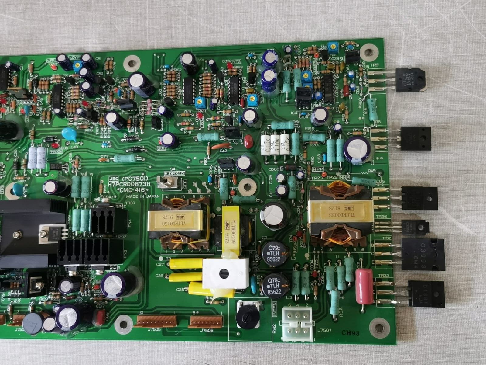 JRC CMC-416 JRC H7PCRD0873H Main PCB Board CMC-416 PC7501 4