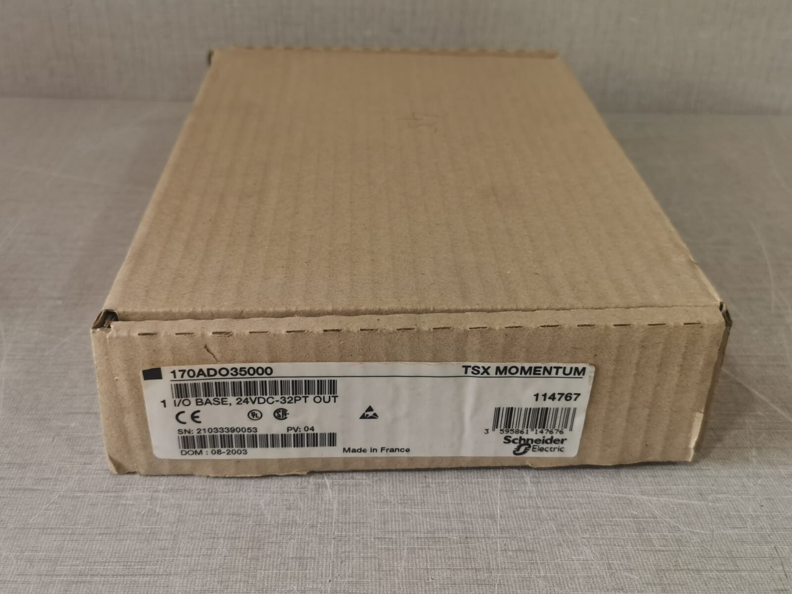 Schnider Electric 170ADO35000 Schnieder Electric 170ADO35000 TSX MOMENTUM I/O Base Module Modicon 10