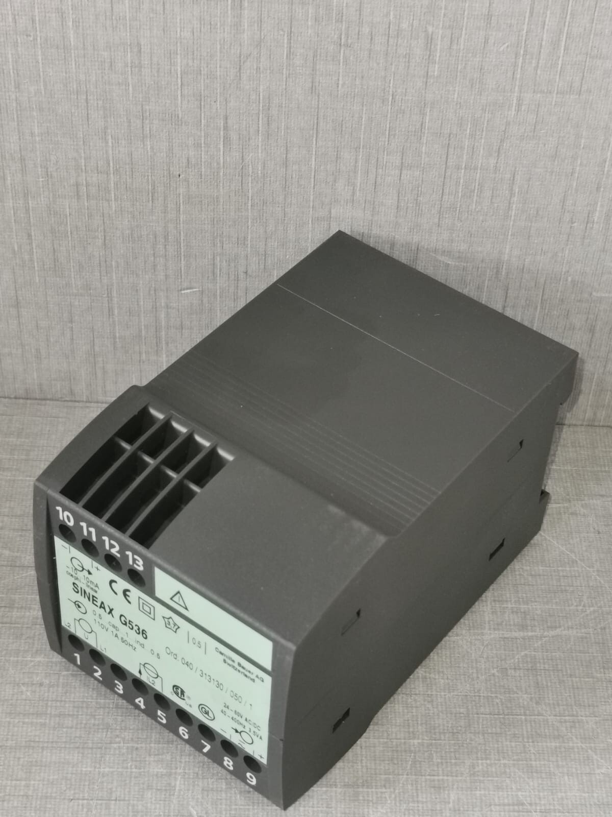 CAMILLE BAUER SINEAX G536 CAMILLE BAUER AG SINEAX G536 Power Factor Transducer 9