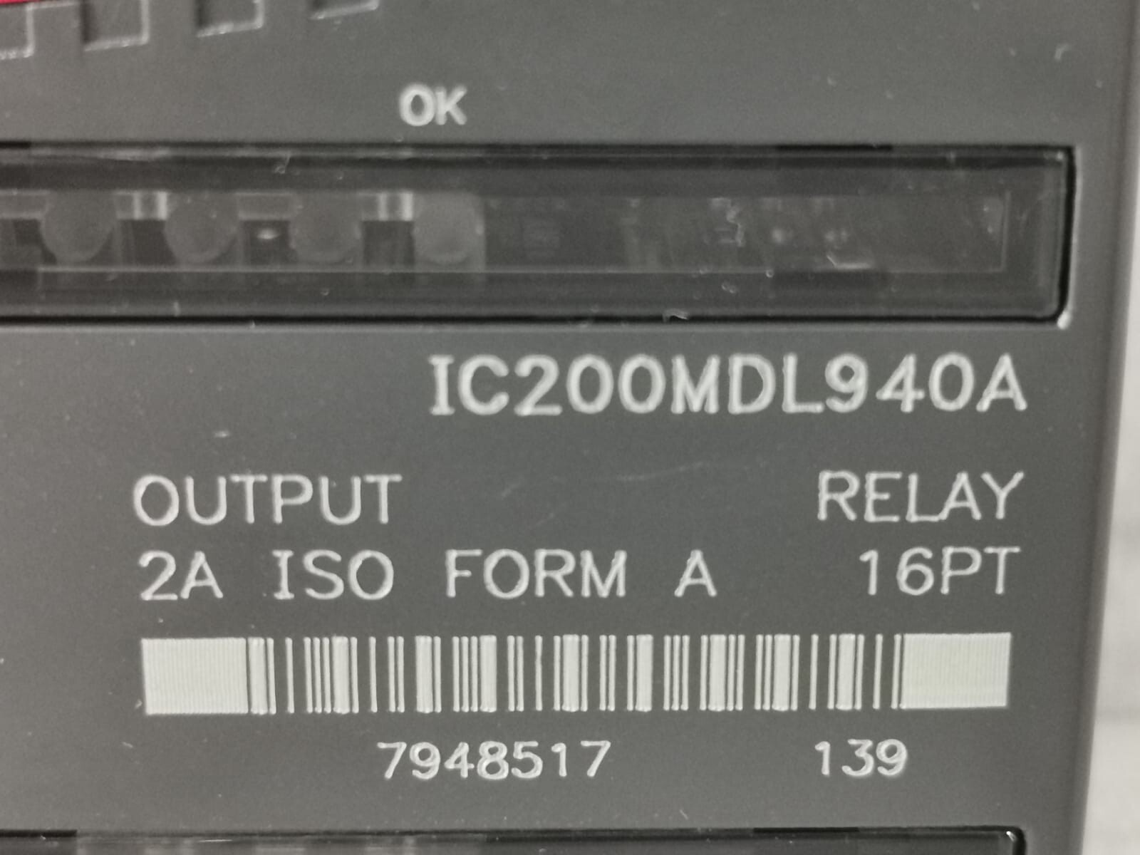 GE Fanuc IC200MDL940A GE FANUC IC200MDL940A OUTPUT RELAY ISOLATED 2A FORM A 16PT 3