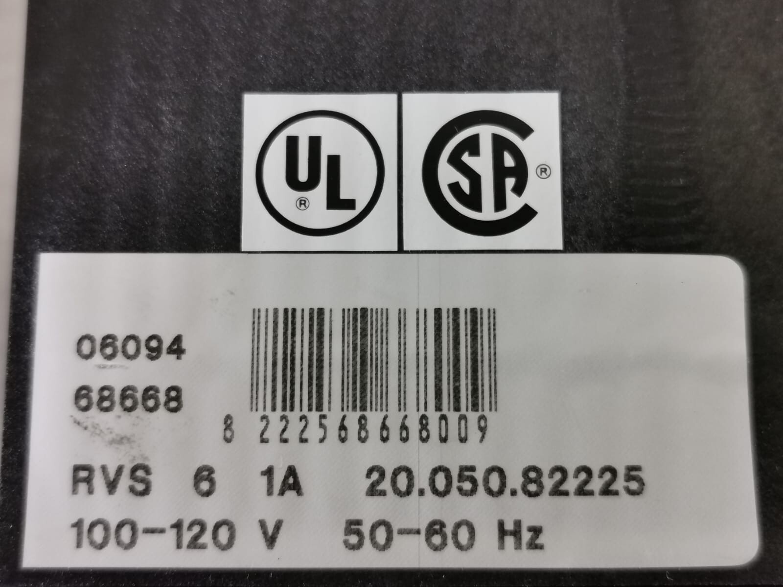 ABB 20.050.82225 ABB RVS 6 /20.050.82225 POWER FACTOR CONTROLLER 100-120V 50-60HZ 6
