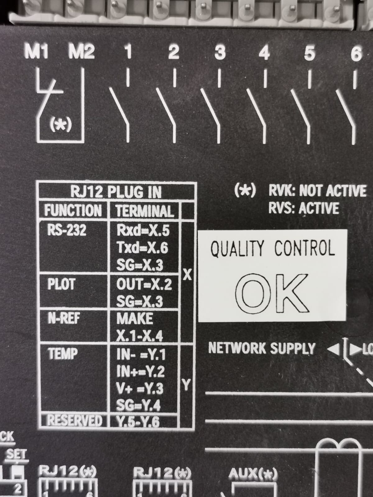 ABB 20.050.82225 ABB RVS 6 /20.050.82225 POWER FACTOR CONTROLLER 100-120V 50-60HZ 10