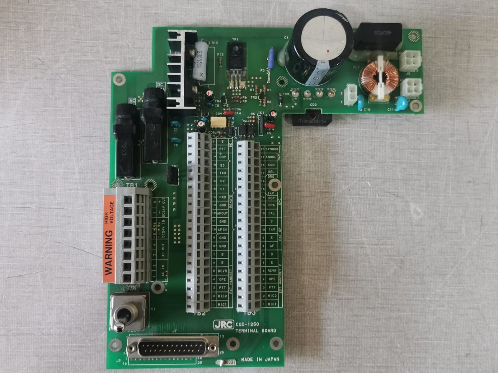 JRC CQD-1250 JRC CQD-1250 TERMINAL PCB BOARD 3