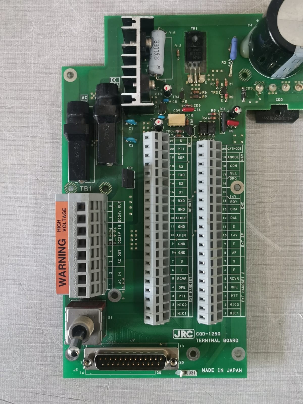 JRC CQD-1250 JRC CQD-1250 TERMINAL PCB BOARD 4