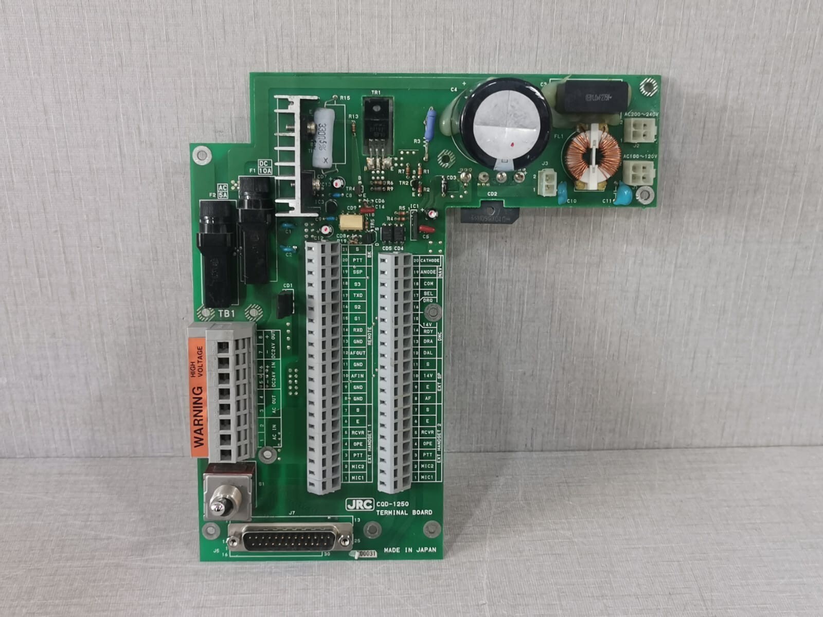 JRC CQD-1250 TERMINAL PCB BOARD