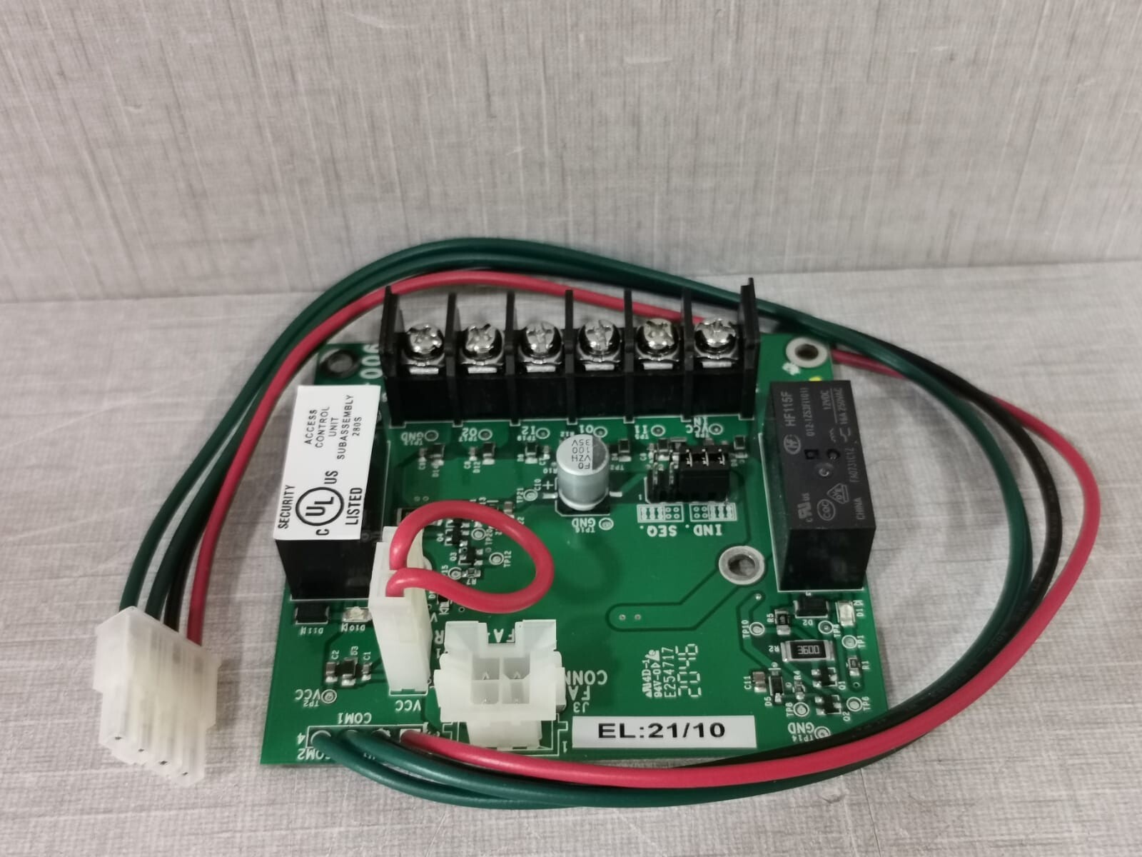 VON DUPRIN 900-2RS VON DUPRIN 900-2RS 2 RELAY OUTPUT PCB BOARD 3