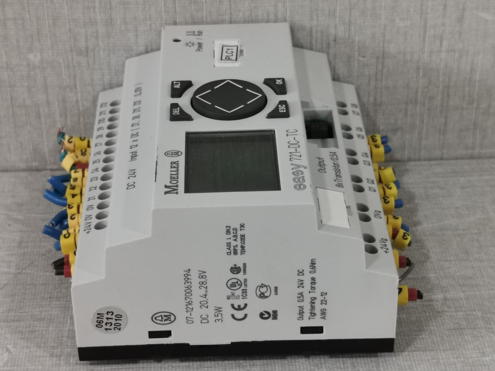 Eaton EASY721-DC-TC Moeller EASY721-DC-TC 24VDC Control Programmable Relay 6