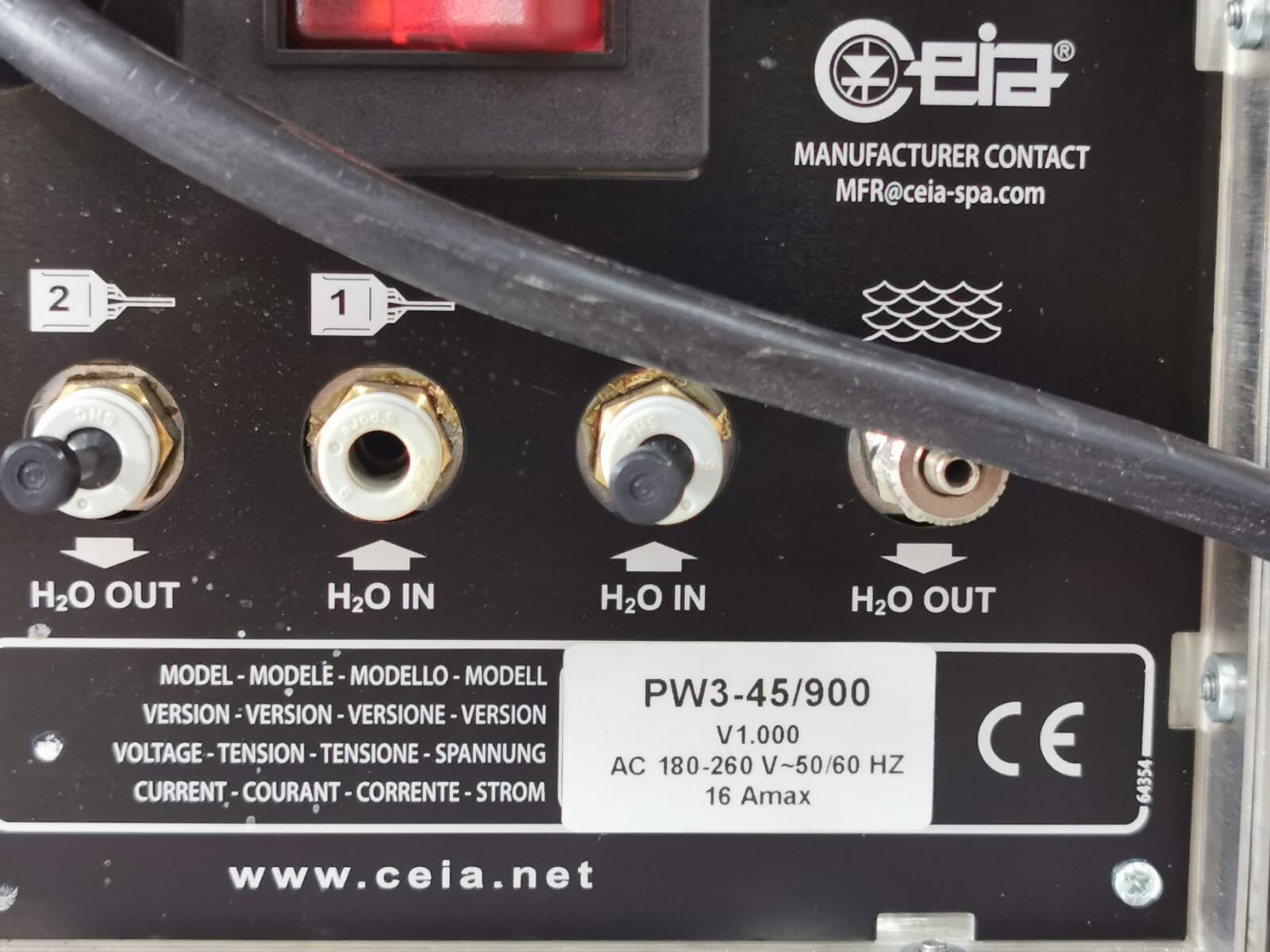 CEIA CUBE-45 CEIA POWER CUBE 45/900 MICROPROCESSOR CONTROLLED INDUCTIVE HEATER PW3-45/900 2