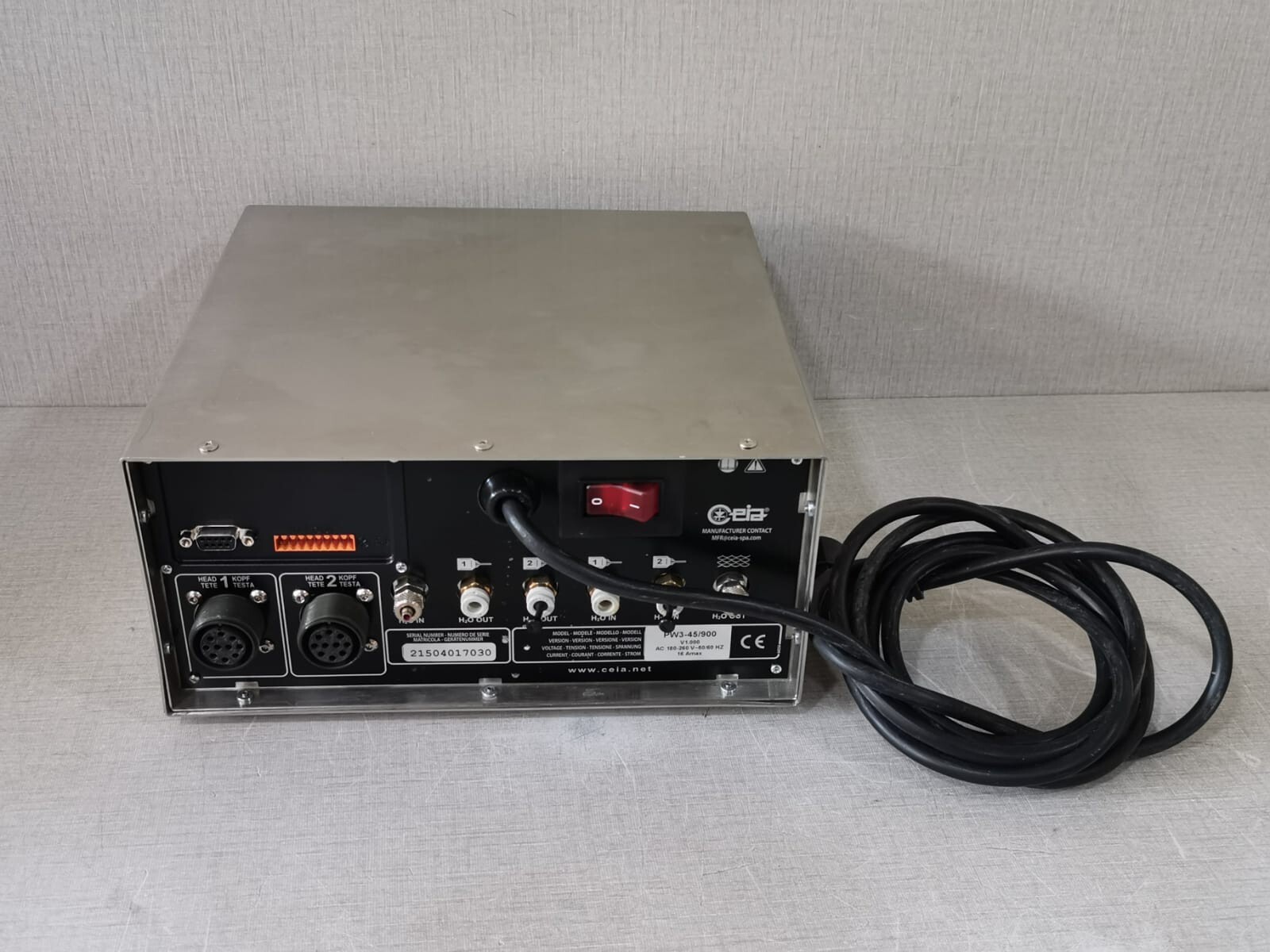CEIA CUBE-45 CEIA POWER CUBE 45/900 MICROPROCESSOR CONTROLLED INDUCTIVE HEATER PW3-45/900 6