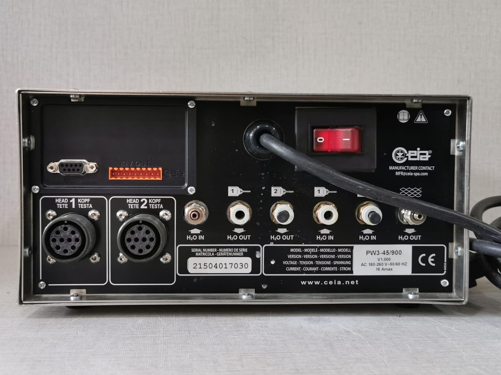 CEIA CUBE-45 CEIA POWER CUBE 45/900 MICROPROCESSOR CONTROLLED INDUCTIVE HEATER PW3-45/900 7