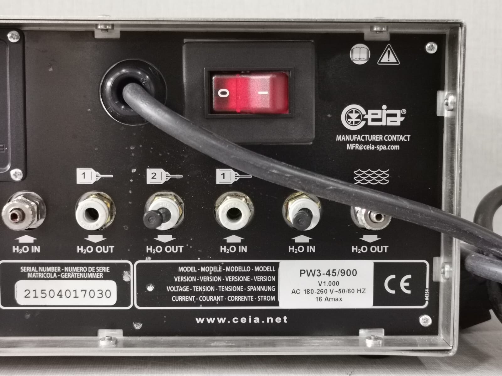 CEIA CUBE-45 CEIA POWER CUBE 45/900 MICROPROCESSOR CONTROLLED INDUCTIVE HEATER PW3-45/900 9