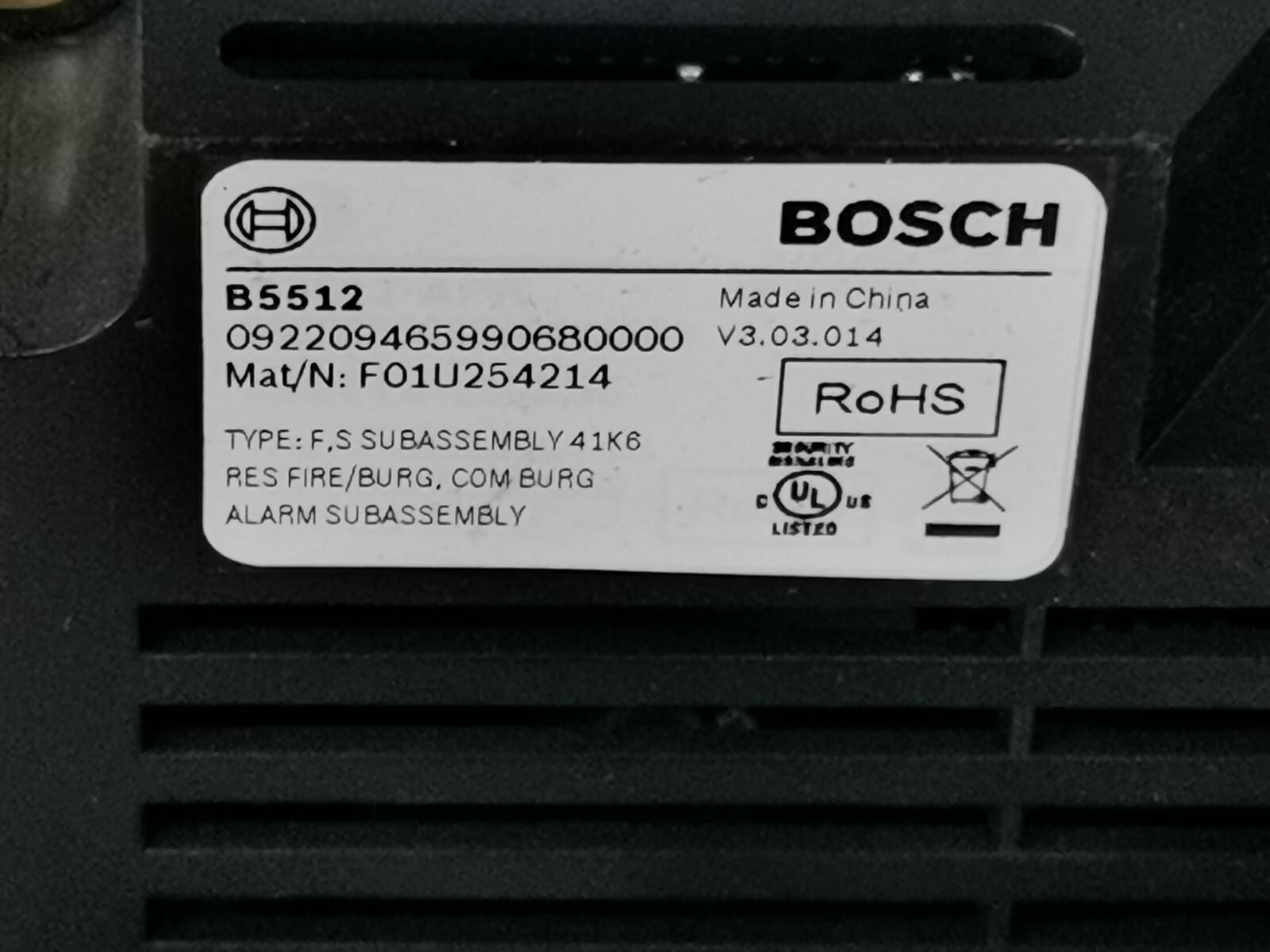 Bosch B5512 Bosch B5512 + B430 Security Alarm Control Panel Communicator V3.03.014 2