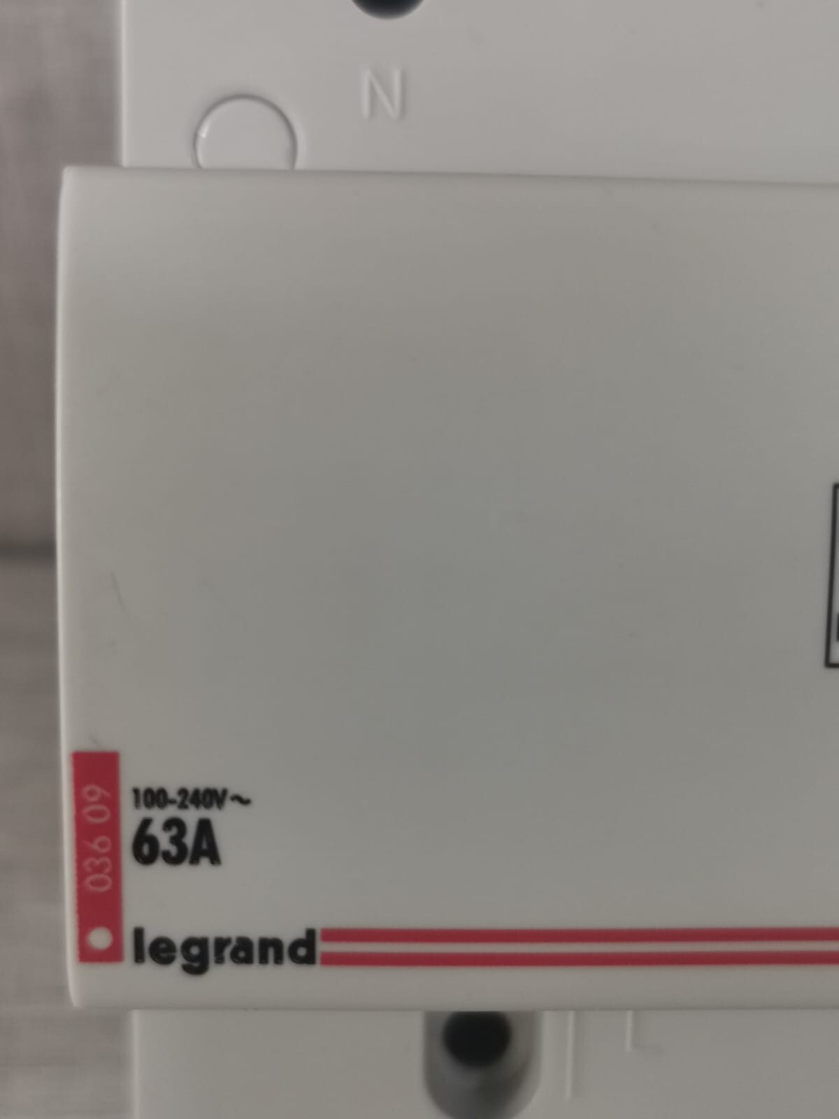 Legrand 036 09 LEGRAND 036 09 INPUT FILTER 100-240V 63A 3