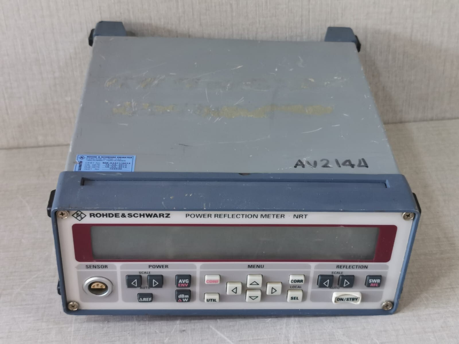 Rohde & Schwarz AND Rohde and Schwarz NRT Power Reflection Meter 6