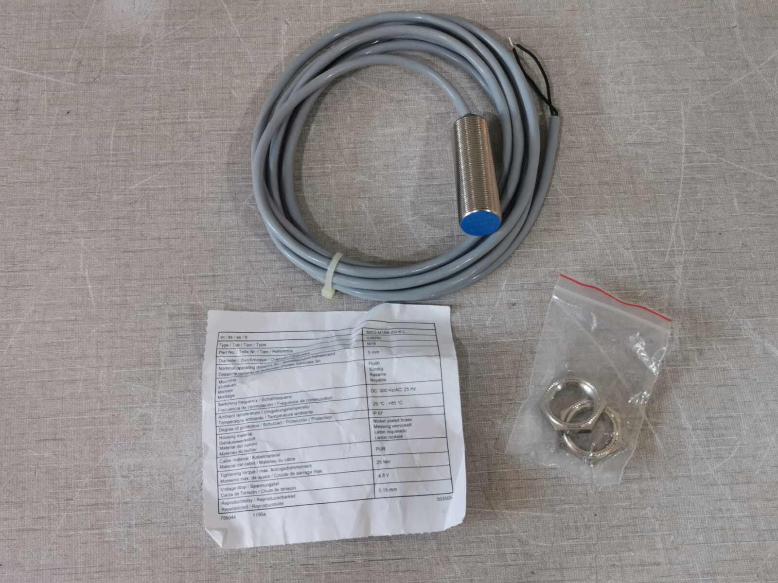 Festo M18B-ZO-K-L Festo SIED-M18B-ZO-K-L Proximity Sensor 2