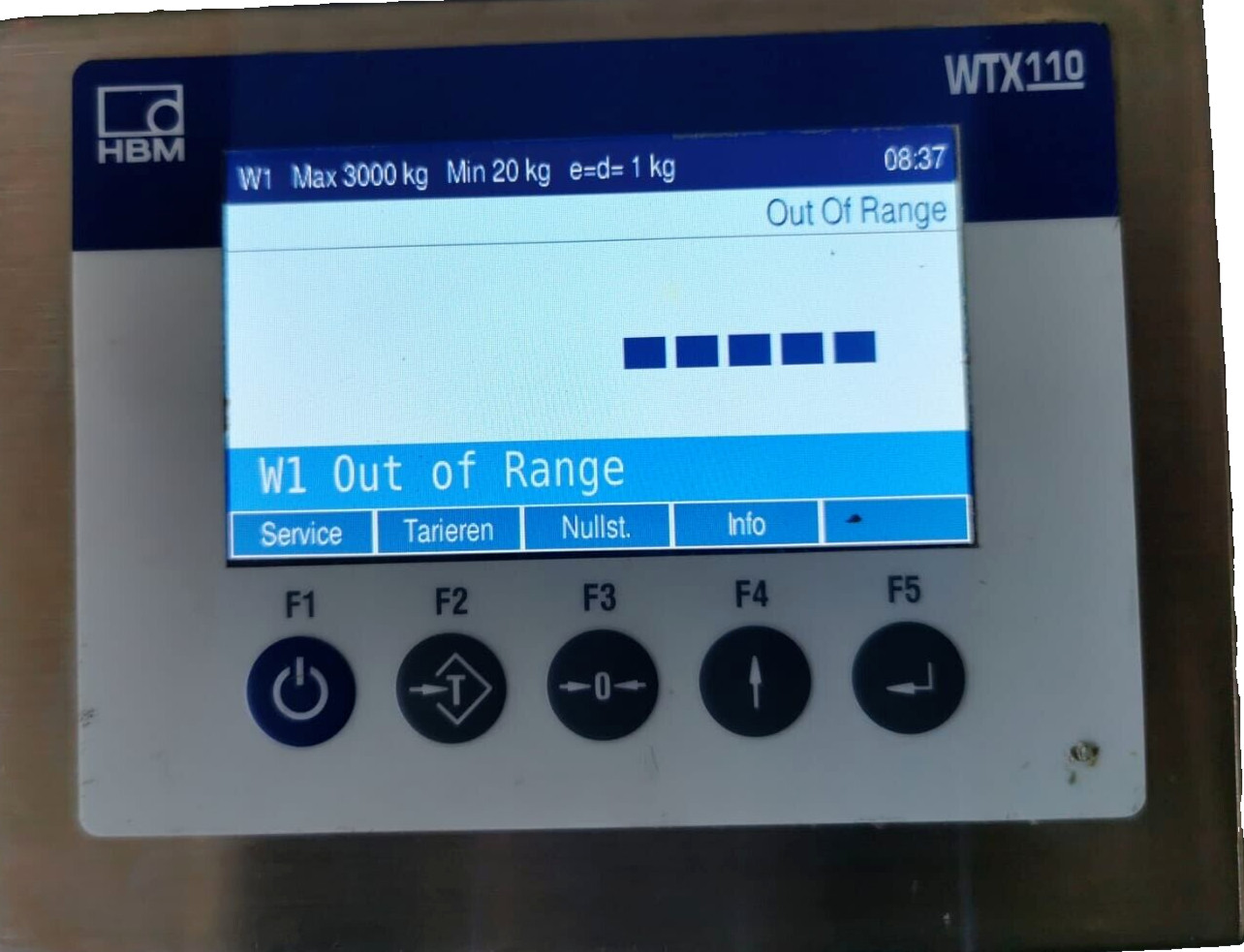 HBM WTX110 DIGITAL WEIGHING TERMINAL WTX110-DC