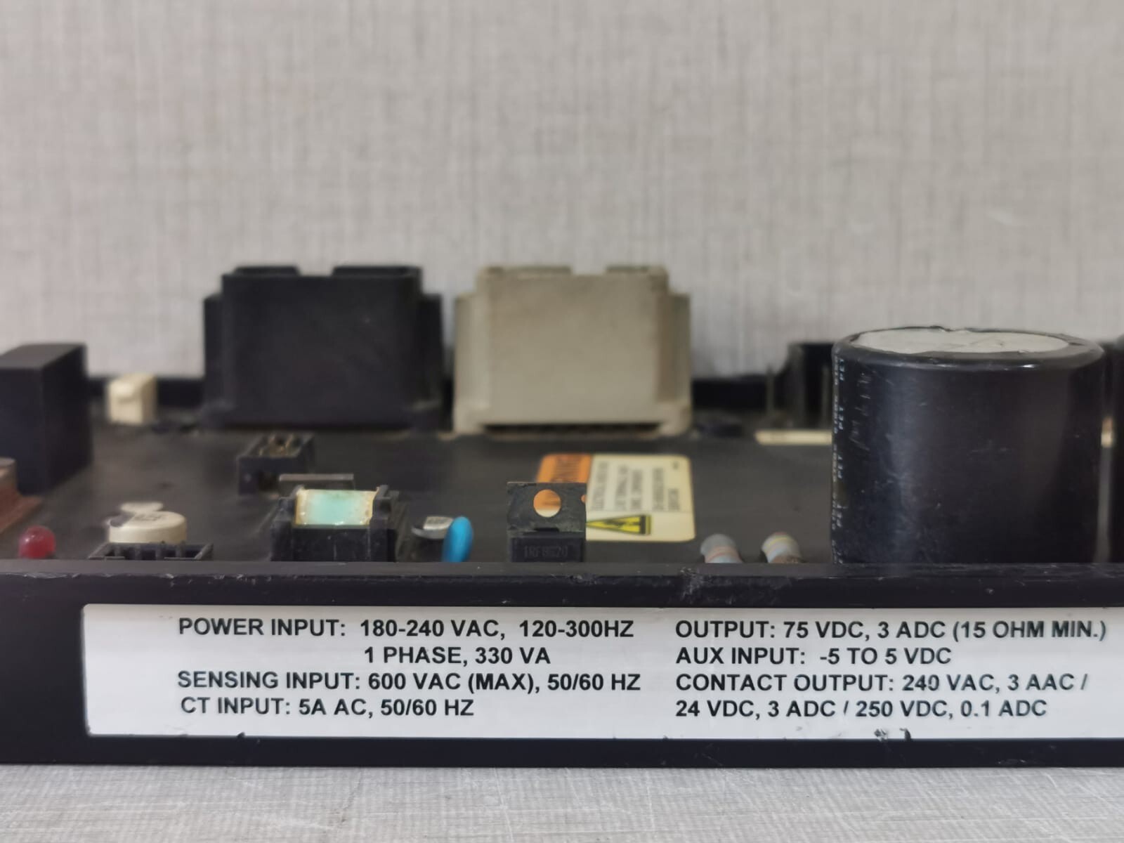 MARATHON GENERATORS 8794700HMG01 MARATHON GENERATORS DVR2000E 8794700HMG01 DIGITAL VOLTAGE REGULATOR 5