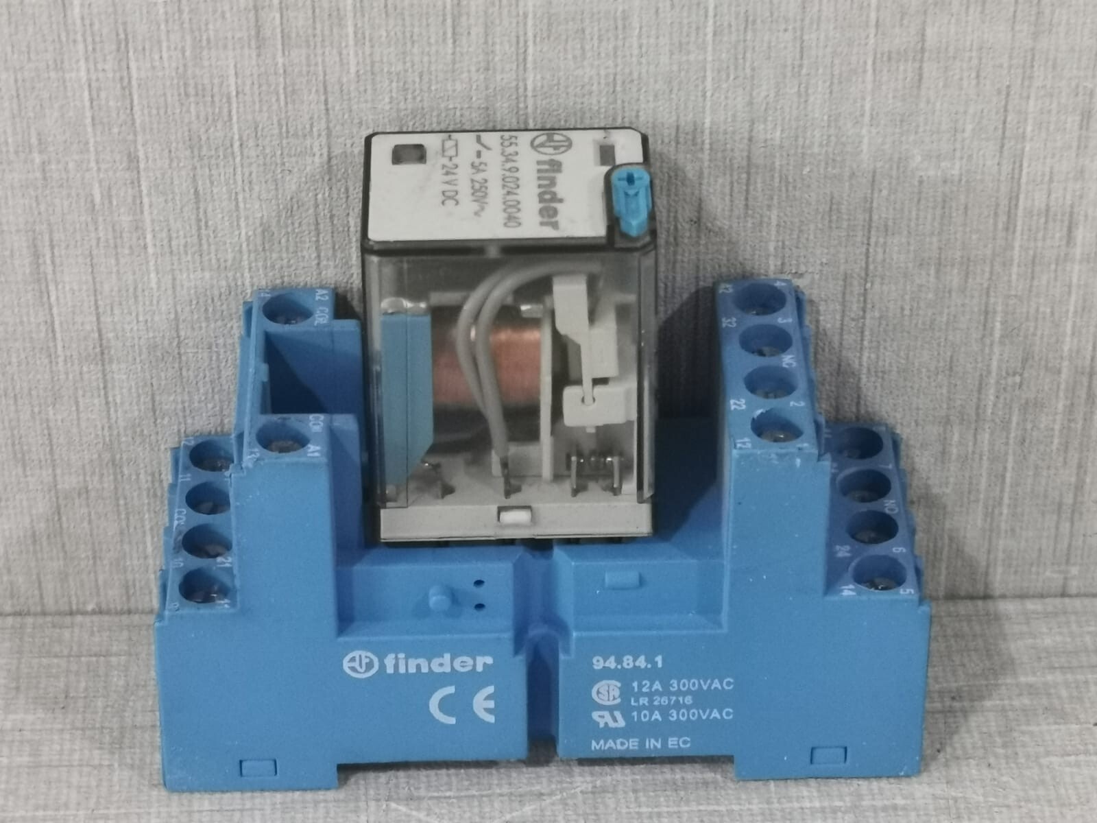 Finder 55.34.9.024.0040 FINDER 55.34.9.024.0040 24 V DC RELAY 6