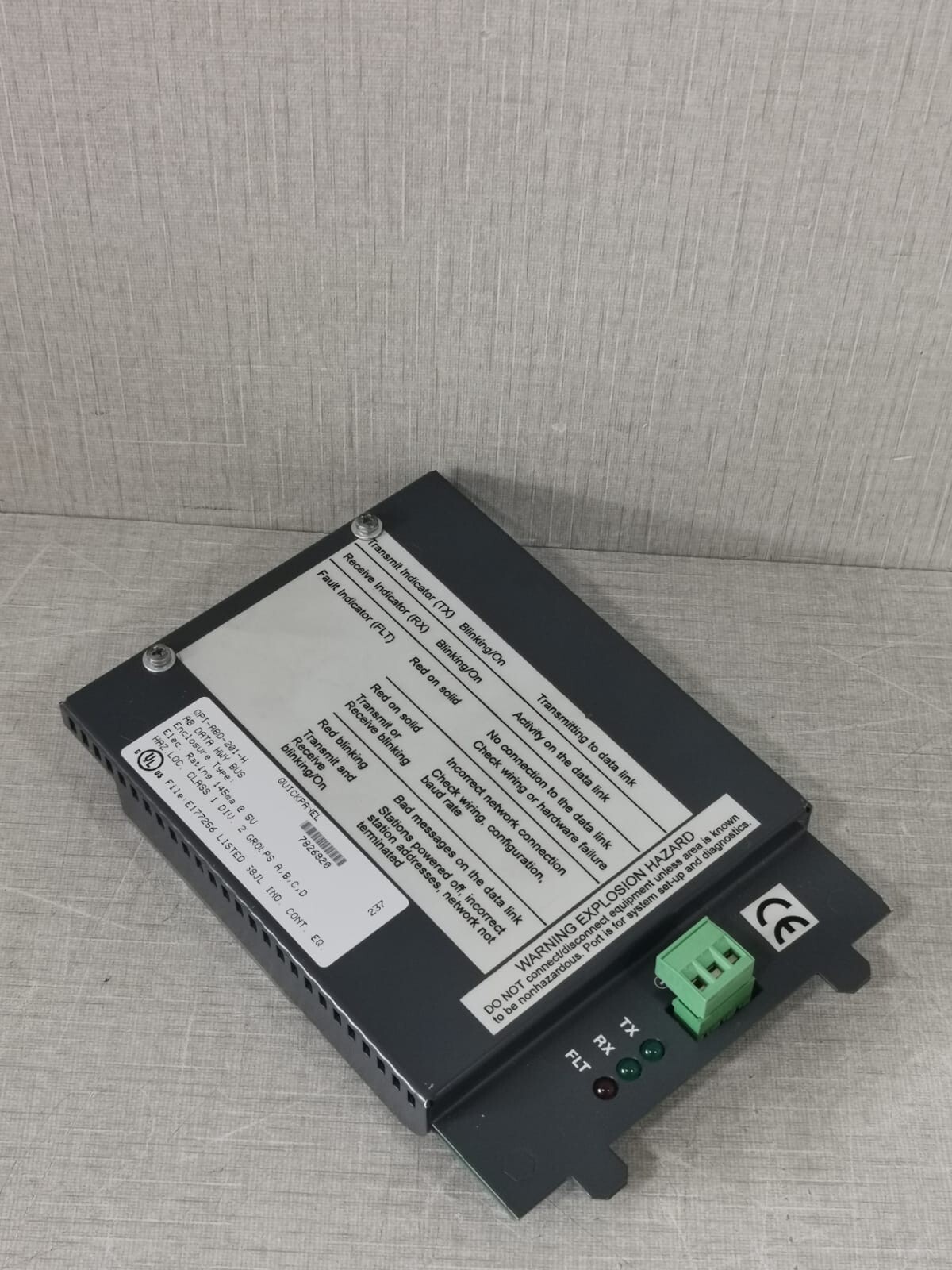 TOTAL CONTROL QPI-ABD-201-H TOTAL CONTROL QPI-ABD-201-H QUICKPANEL AB DATA HWY BUS 3