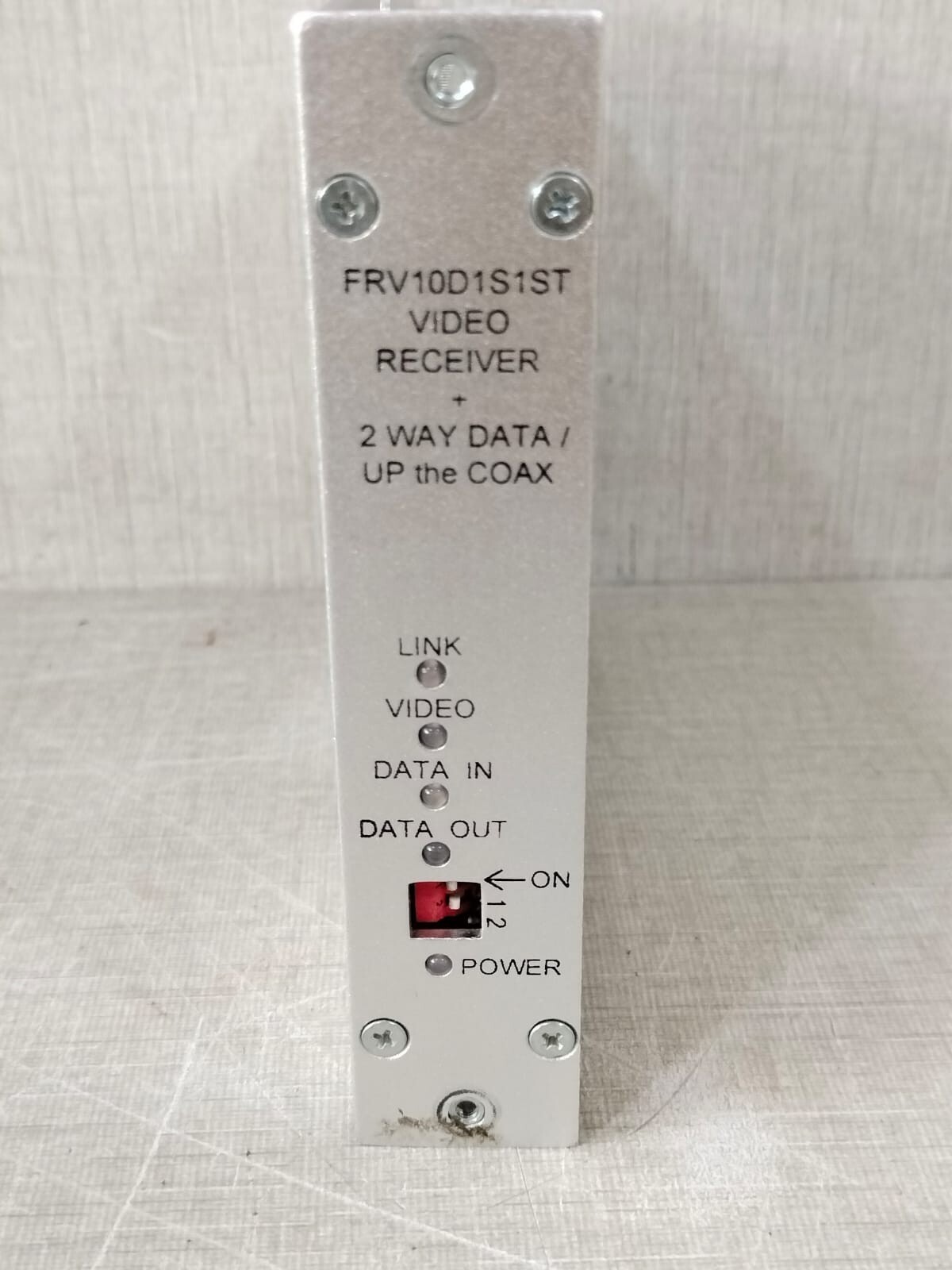 Pelco FRV10D1S1ST PELCO BY SCHNEIDER ELECTRIC FRV10D1S1ST VIDEO RECEIVER+2 WAY DATA/ UP THE COAX 2